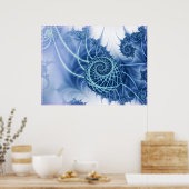 ブルーツイスト ポスター (キッチン)