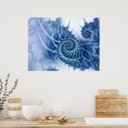 ブルーツイスト ポスター (キッチン)