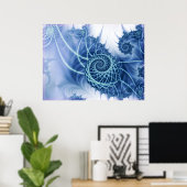 ブルーツイスト ポスター (ホームオフィス)