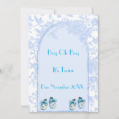 ブルーツイン・ボーイズ妊娠発表 案内状 (正面)