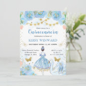 ブルーツゥブルネットヘアバレリーナキンセアニェラ 招待状 (スタンド正面)