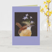 ブルーツカード付きカロライナのウォレン カード (黄色い花)