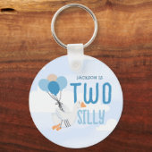 ブルーツガ間抜けースセカンドバースデーパーティー キーホルダー (正面)