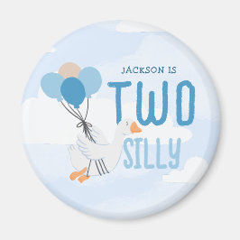 ブルーツガ間抜けース2ndバースデーパーティーのお願い マグネット