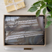 ブルーツツのバレエダンサー誕生日ギフトラップ 薄葉紙 (ギフト)