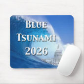 ブルーツナミ選挙2026 マウスパッド (マウス)
