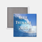 ブルーツナミ選挙2026 マグネット (正面/裏面)
