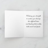 ブルーツリーの同情カード カード (内部)