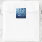 ブルーツリーツインマザーの日 スクエアシール (バッグ)