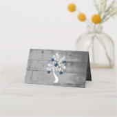 ブルーツリーハート披露宴座席表 プレイスカード (裏面)