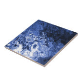 ブルーツリー抽象芸術 タイル (側面)