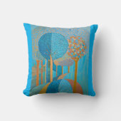 ブルーツリー装飾用クッション クッション (正面)