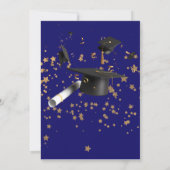 ブルーツーイグジタンスダブル卒業式パーティー2025 招待状 (裏面)