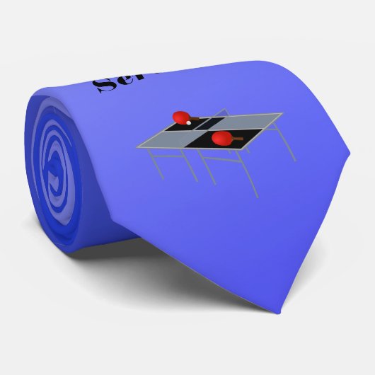 ブルーテおもしろいーブルテニス、ネックタイ ネクタイ (ロール)