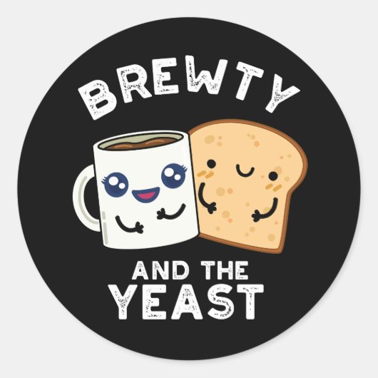 ブルーティとイーストおもしろい映画プンダークBG ラウンドシール (正面)