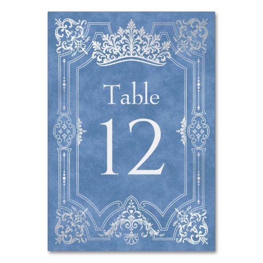 ブルーティアラクラウンエレガントキンセアニェラ テーブルナンバー (正面)