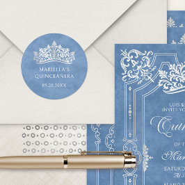 ブルーティアラクラウンエレガントキンセアニェラ ラウンドシール