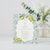 ブルーティイタリアンルレモンの式結婚プログラム (スタンド正面)