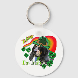 ブルーティッククーンハウンドSt patricks キーホルダー