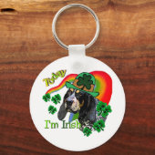 ブルーティッククーンハウンドSt patricks キーホルダー (正面)