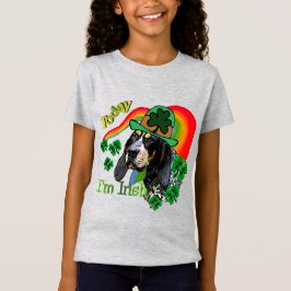 ブルーティッククーンハウンドSt patricks Tシャツ