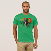 ブルーティッククーンハウンドSt patricks Tシャツ (正面フル)