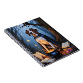 ブルーティックコお洒落ンハウン絵を描ズ ノートブック (右側)