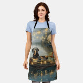 ブルーティックコンハウンドクリスマスフェスティバル航海 エプロン (着用した状態)