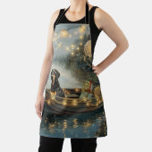 ブルーティックコンハウンドクリスマスフェスティバル航海 エプロン (インサイチュ)