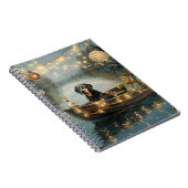 ブルーティックコンハウンドクリスマスフェスティバル航海 ノートブック (右側)