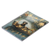 ブルーティックコンハウンドクリスマスフェスティバル航海 ノートブック (左側)