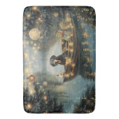 ブルーティックコンハウンドクリスマスフェスティバル航海 バスマット (正面縦)