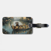 ブルーティックコンハウンドクリスマスフェスティバル航海 ラゲッジタグ (裏面横)