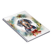 ブルーティックコンハウンドクリスマスリースフェスティバルカップ ノートブック (右側)