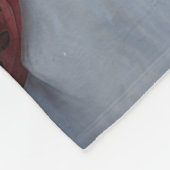 ブルーティックコンハウンドスノーイークリスマスデコール フリースブランケット (角)