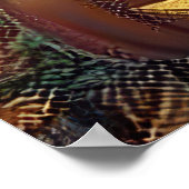 ブルーティックコンハウンドハロウィン不気味 ポスター (角)