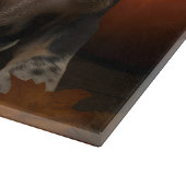 ブルーティックコンハウンドパピーオータムデライトカボチャ カッティングボード (角)