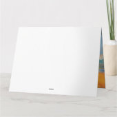 ブルーティックコンハウンドビーチサーフィン絵画ズ カード (裏面)