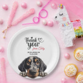 ブルーティック犬 ペーパープレート (パーティー)