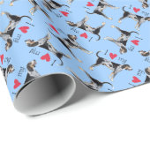 『ブルーティック・クーンハウンド』 ラッピングペーパー (ロールコーナー)