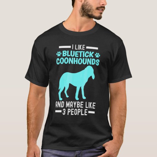 ブルーティック・クーンハウンド Tシャツ (正面)