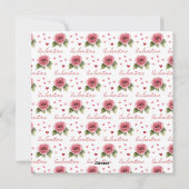 ブルーティッツラブハートバラバーズバレンタインデー シーズンカード (裏面)