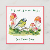 ブルーティットとフライアガリンの水色 エンクロージャーカード (正面)