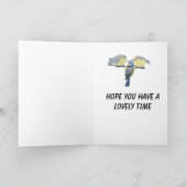 ブルーティットの母と子 イースター シーズンカード (内部)