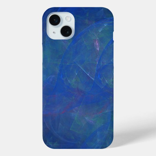 ブルーティファニー ストーン抽象芸術 Case-Mate iPhoneケース (裏面)