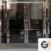 ブルーティフェイクット染色ガラスのブルーティット鳥 ウィンドウサイン (オフィスドア)