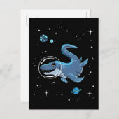 ブルーティロサウルスディノスイン宇宙 ポストカード (正面/裏面)