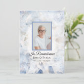 ブルーティンカーネーション葬儀追悼法会 プログラム (スタンド正面)