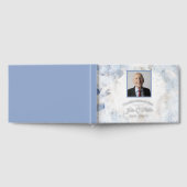 ブルーティントカーネーションお祝いメモリアル ゲストブック (全面)