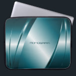 ブルーティントメタリックルックステンレススティールパターン ラップトップスリーブ<br><div class="desc">青い色合い、光沢のあるメタリックな外観、ステンレス鋼パターン。カスタムとオプションのモノグラム他の製品で利用可能であり、Zazzleで提供されるいずれかの製品に要求することができる。</div>